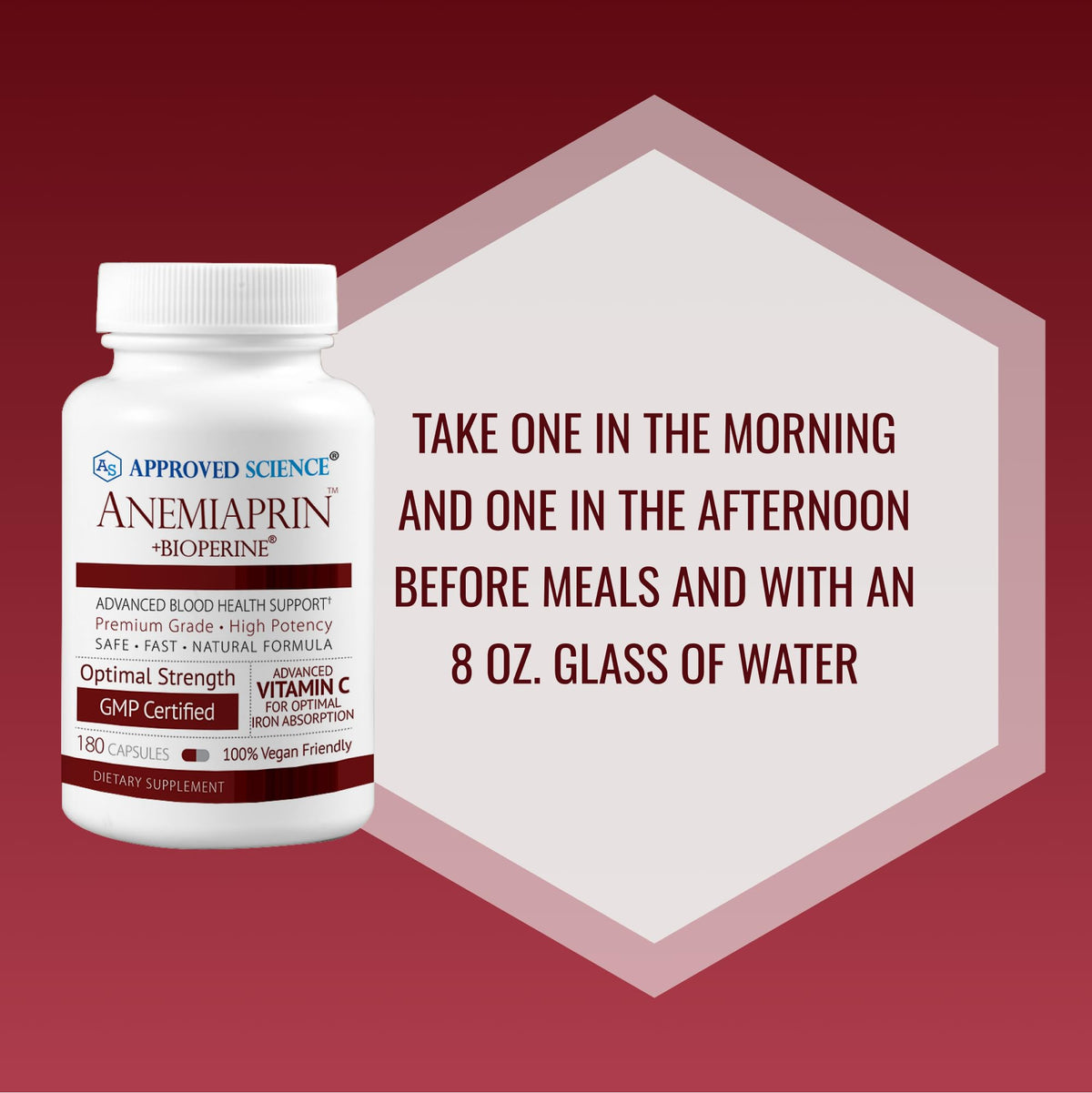 Approved Science Anemiaprin - 60 Capsules
