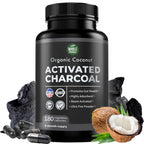 Whole Nature Activated Charcoal Capsules - 180 Capsules