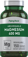 Piping Rock Magnesium 400 mg - 150 Softgels