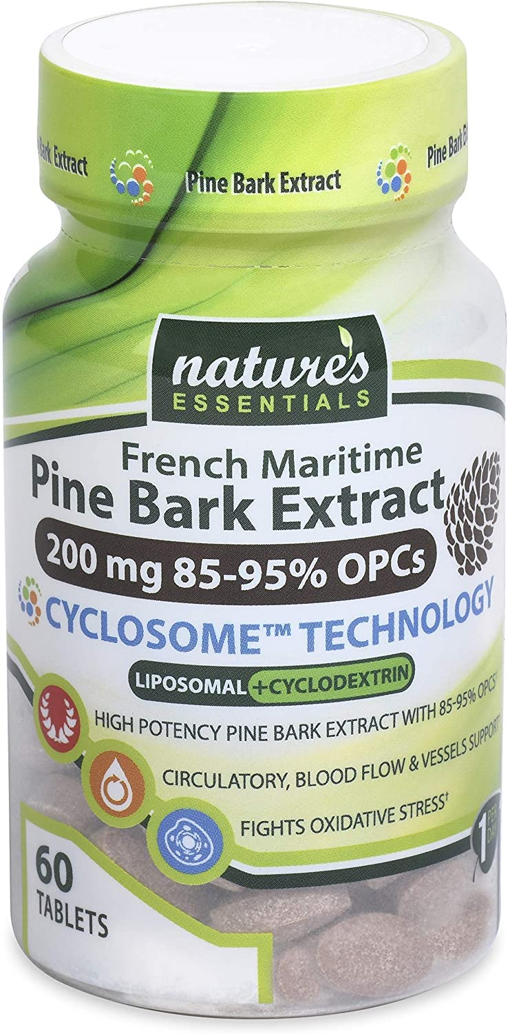 Nature's Essentials Pine Bark Extract 200mg - 60 Tablets - image 2