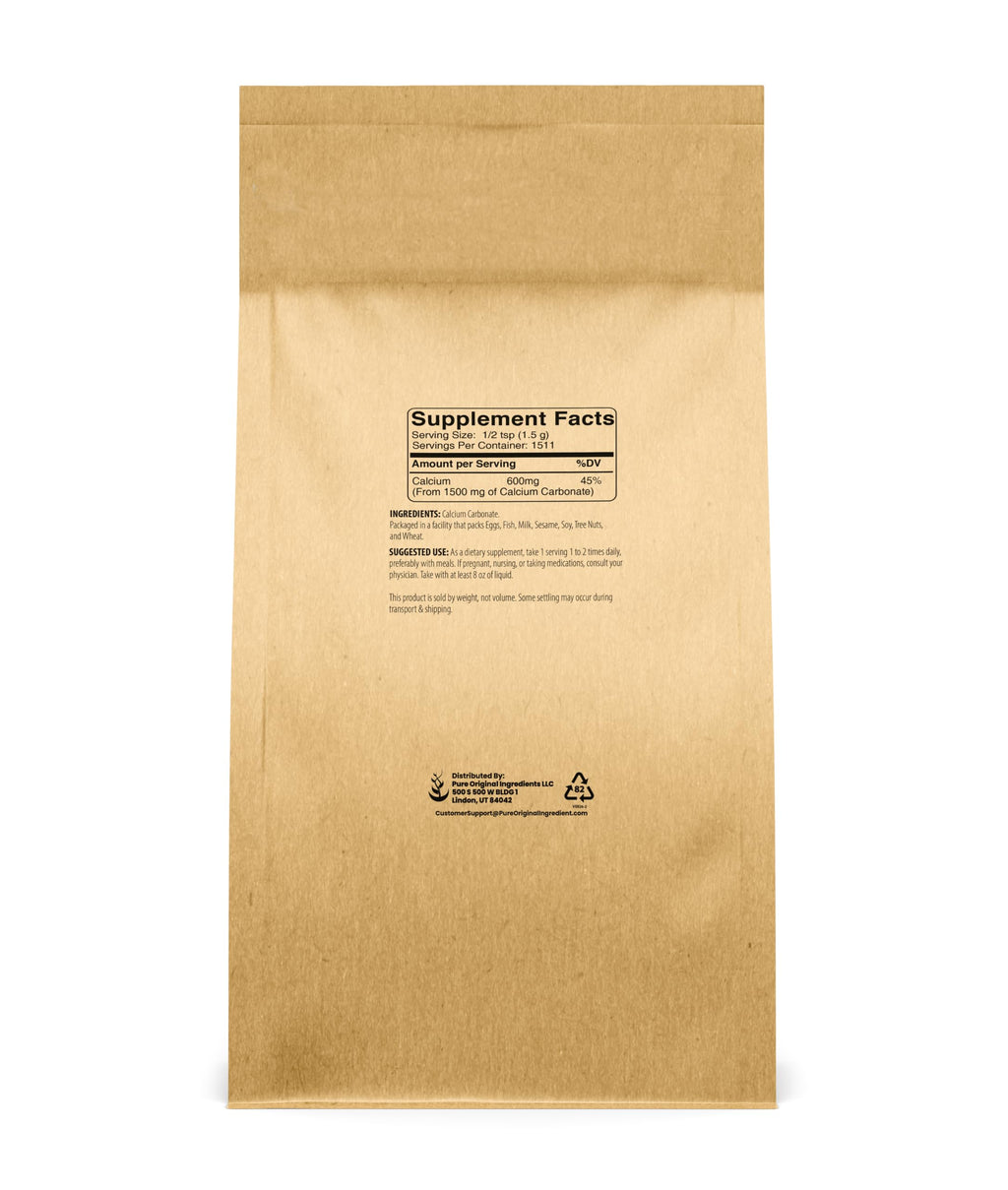 Pure Original Ingredients, Calcium Carbonate