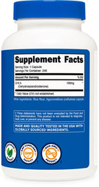 Nutricost DHEA 100mg Capsules - Gluten Free