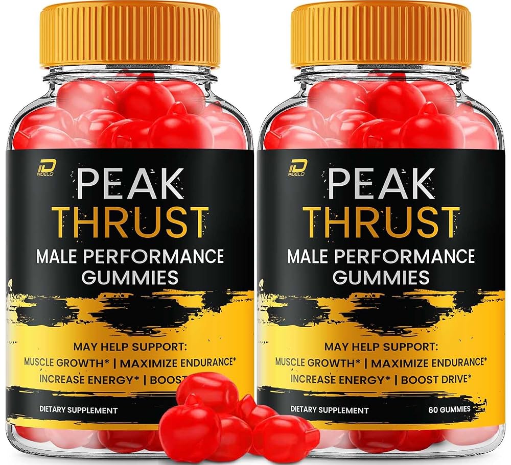 Indelo Peak Thrust Gummies for Men - 120 Gummies