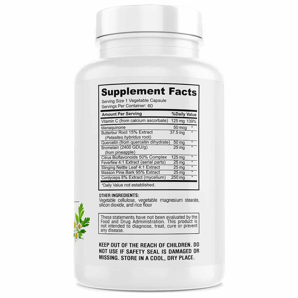 GENIUS HERBALS Lung Support Capsules for Breathing - 60 Capsules - image 2