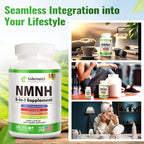 Ashenutri NMNH Supplement NAD+ Support - 120 Capsules - image 7