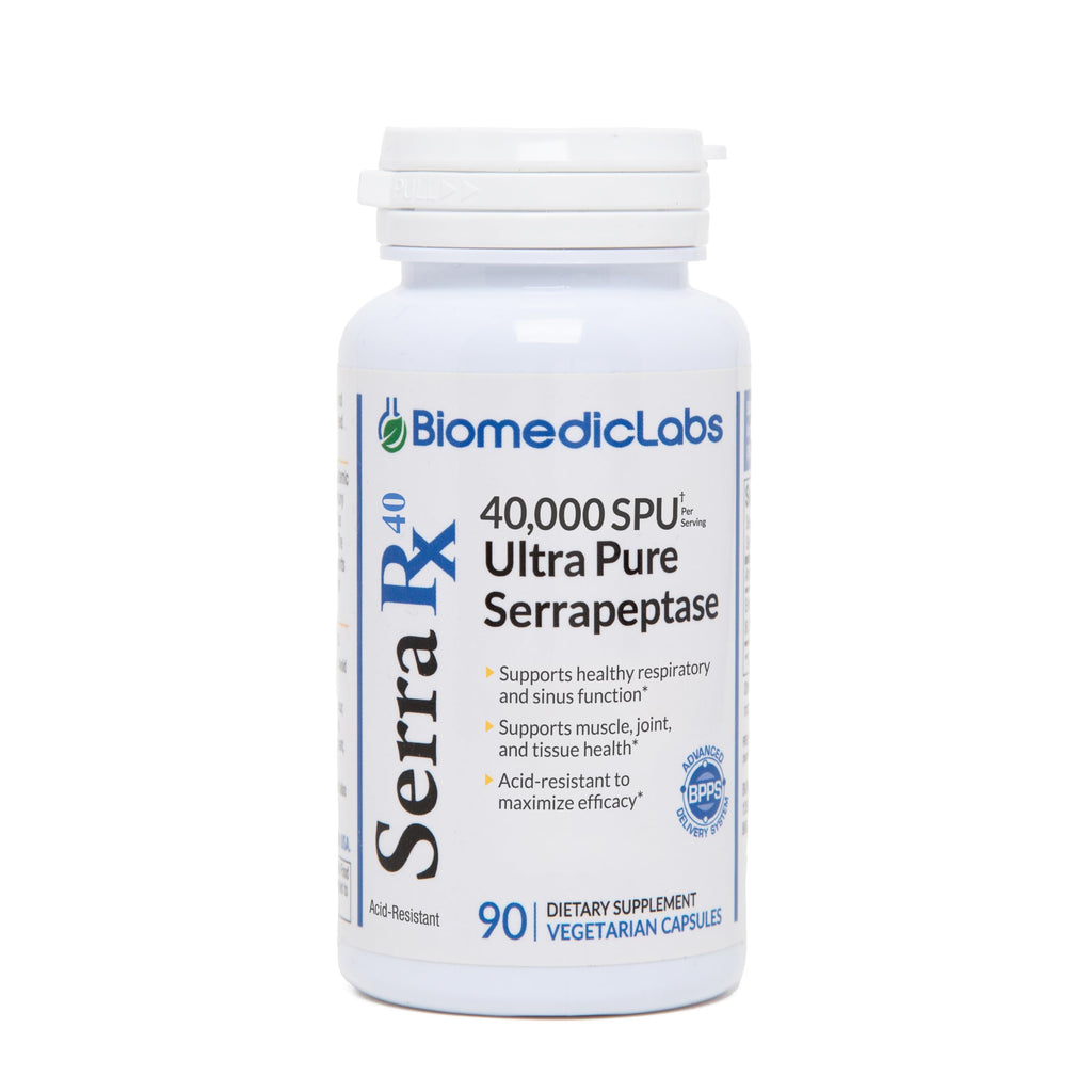 Biomedic Labs Serra-RX 40 Serrapeptase - 90 Capsules