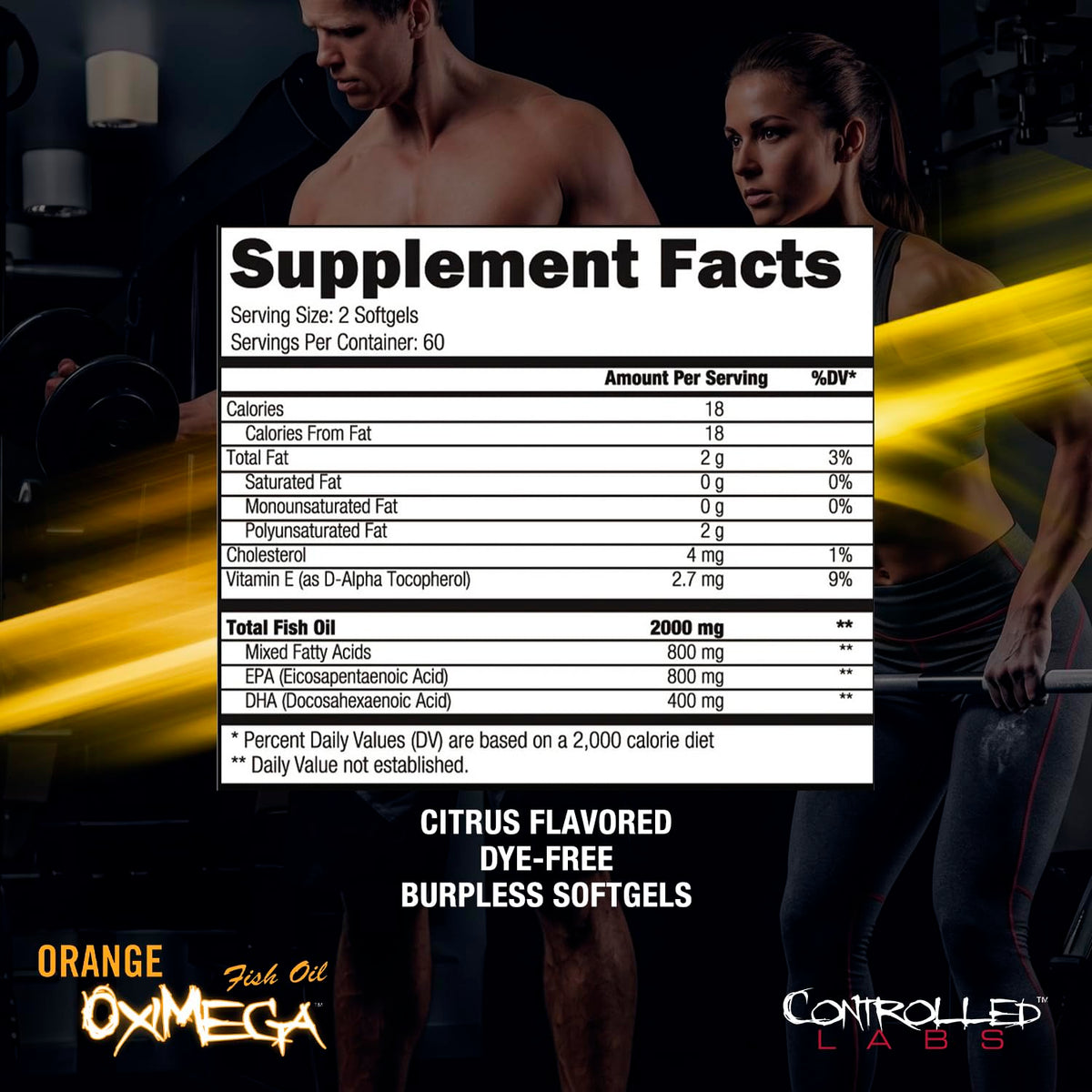 Controlled Labs Orange Oximega Fish Oil Supplement - 60 Softgels - image 4