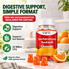 VAITE Saccharomyces Boulardii 500mg Probiotic Gummies - 60 Count - image 2