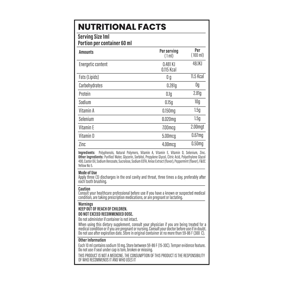 PPG-PLUS Deep Block Immune Support Mouth Spray - 2 Fl Oz - image 4