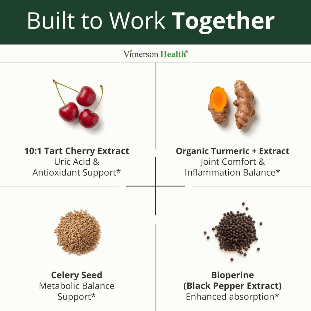 Vimerson Health Tart Cherry Turmeric Capsules for Joint Health - 60 Capsules - image 5