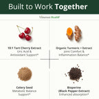 Vimerson Health Tart Cherry Turmeric Capsules for Joint Health - 60 Capsules - image 5