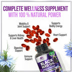 Nature's Strength Black Seed Oil 1000mg - 60 Softgels - image 6