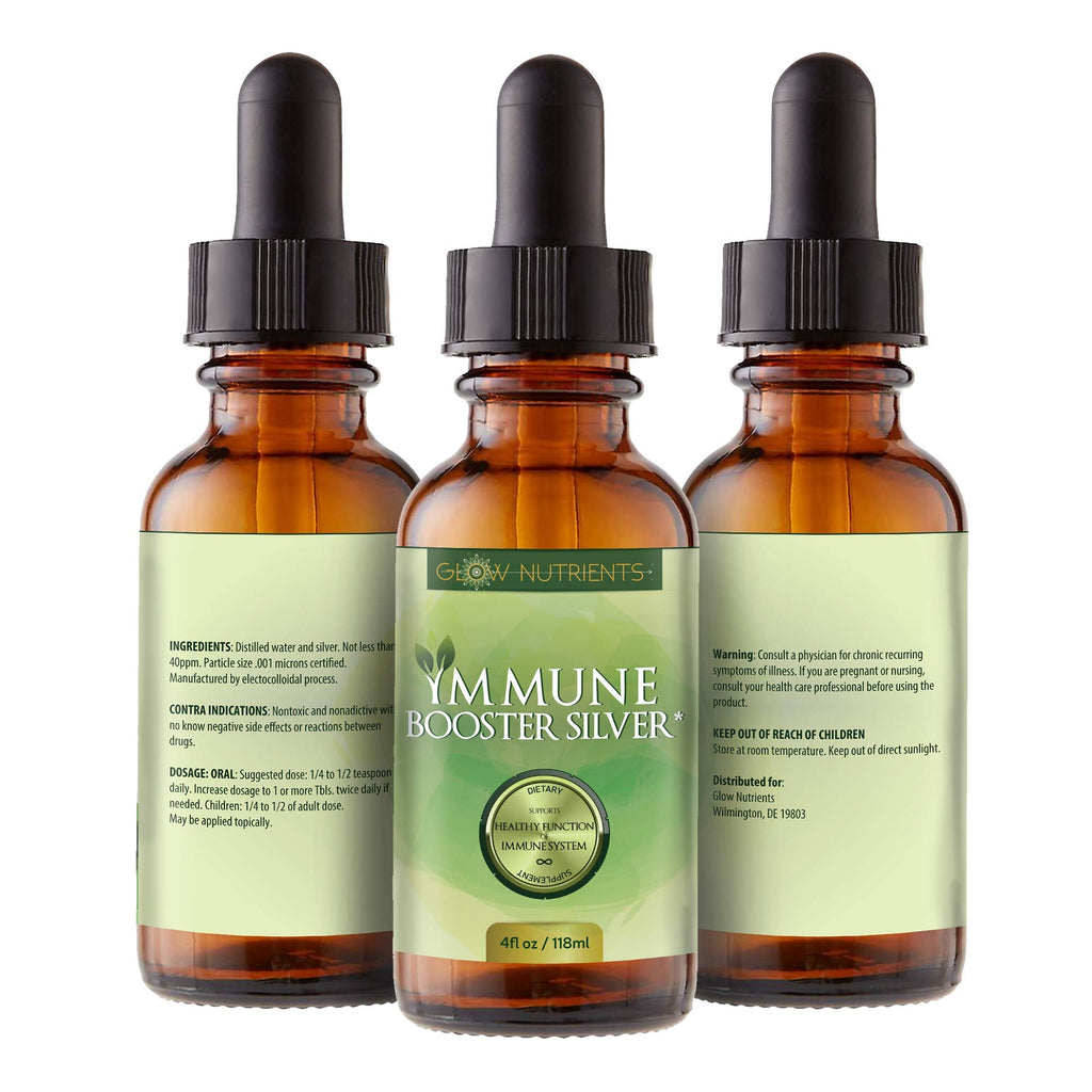 Glow Nutrients Immune Booster Silver Nano Colloidal Silver Liquid - image 4