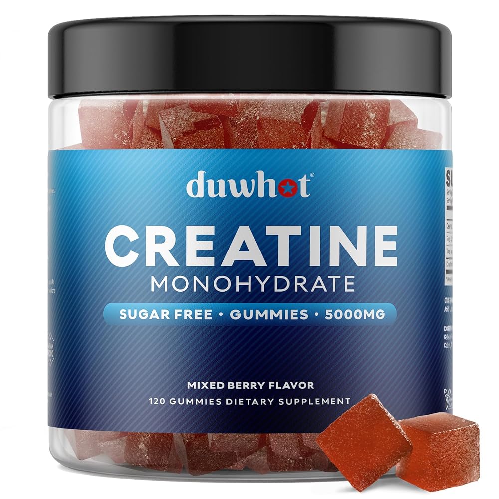 duwhot Creatine Monohydrate Gummies for Men - 120 Count