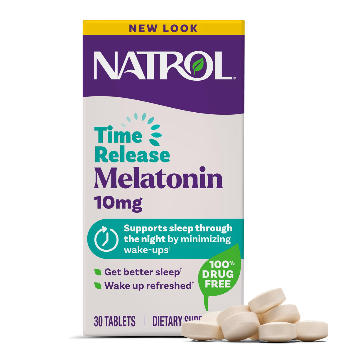 Natrol Melatonin 10 mg Time Release Sleep Aid - 30 Tablets