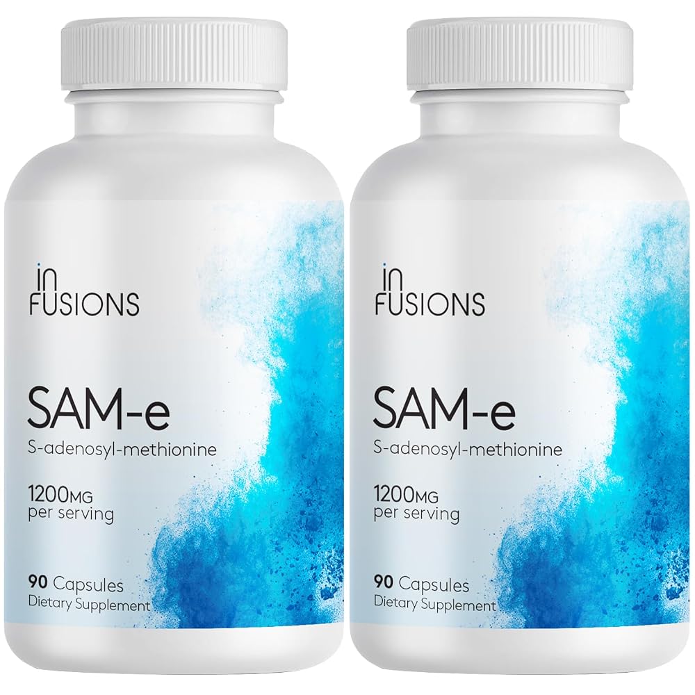 Infusions Maximum Strength Pure SAM-e 1200mg 90 Vegetable Capsules