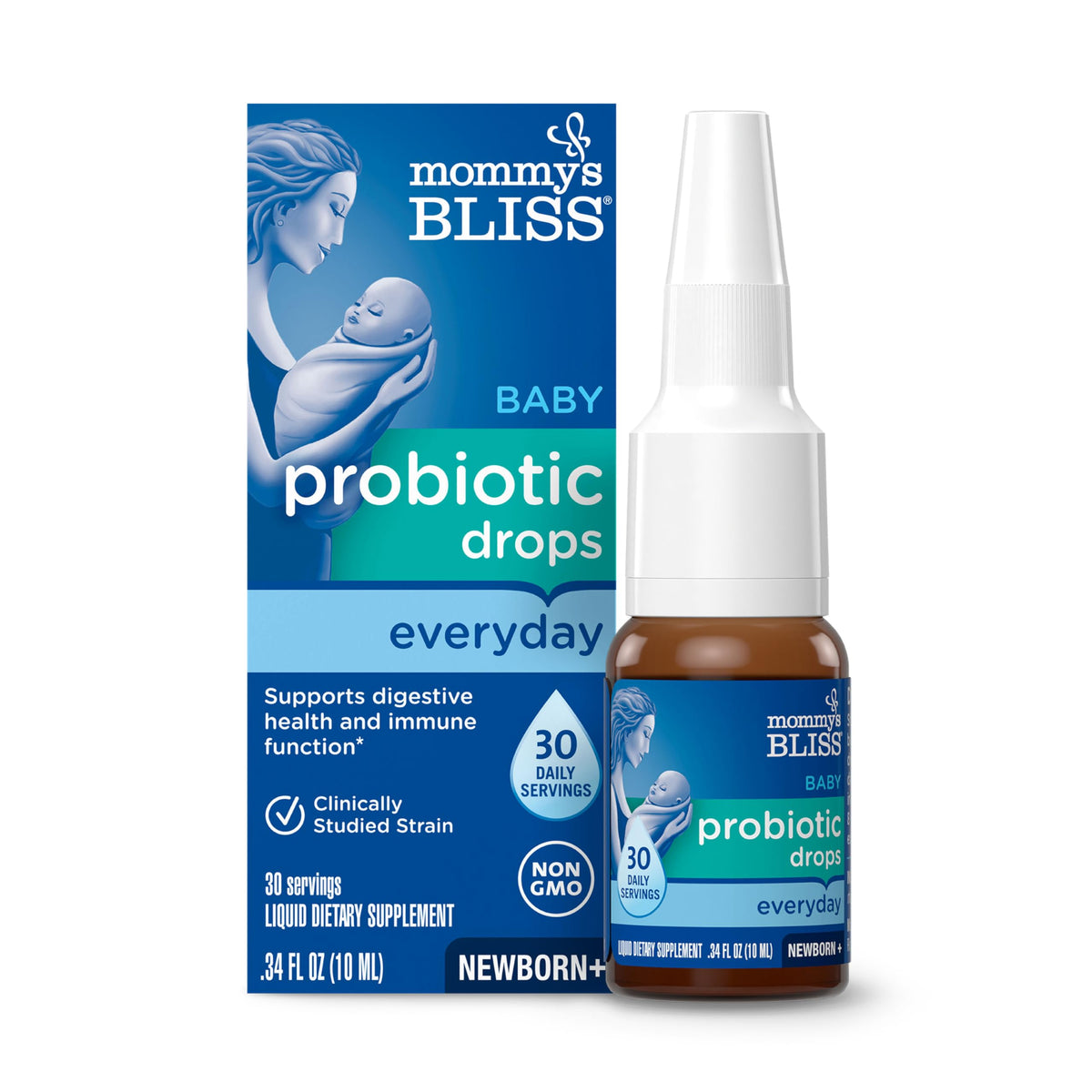 Mommy's Bliss Baby Probiotic Drops Everyday - 0.34 Fl Oz