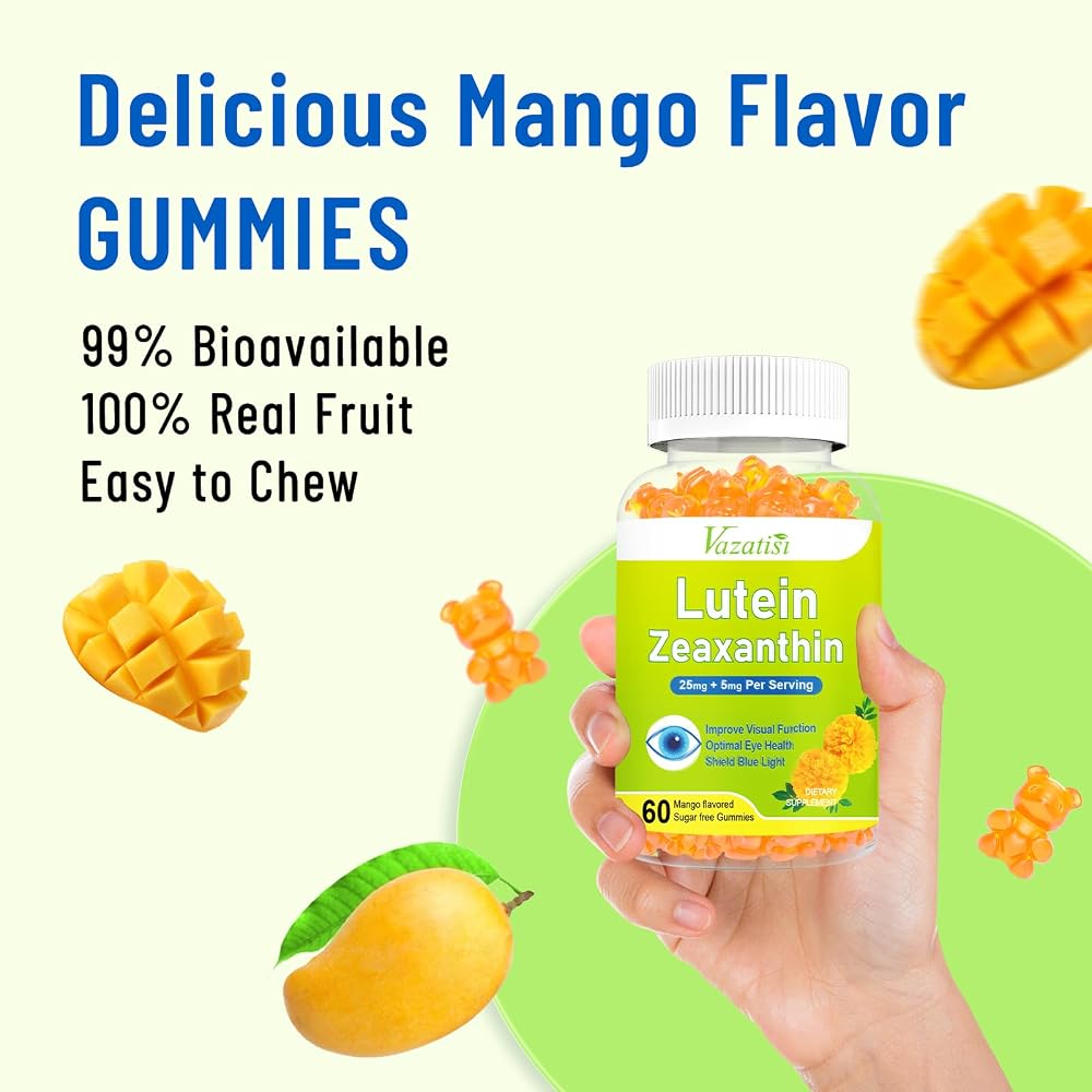 Vazatisi Sugar Free Lutein and Zeaxanthin Gummies