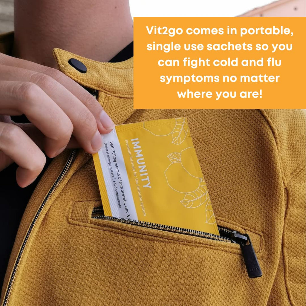 Vit2Go Immunity Immune Support Drink Powder - 10 Sachets - image 6