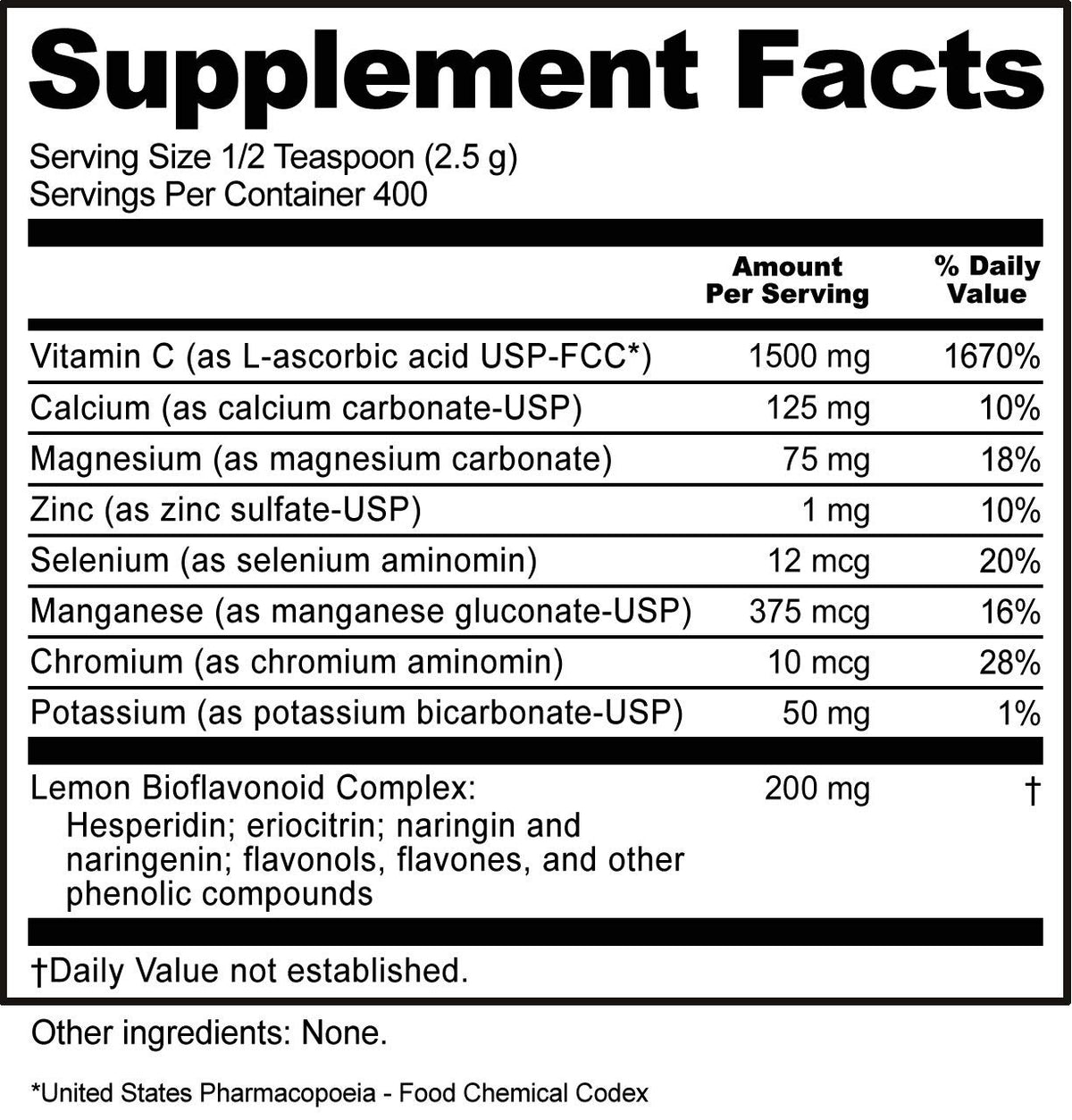 NutriBiotic See Packaging