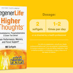Natural Factors Higher Thoughts Brain Health Supplement - 90 Softgels - image 3