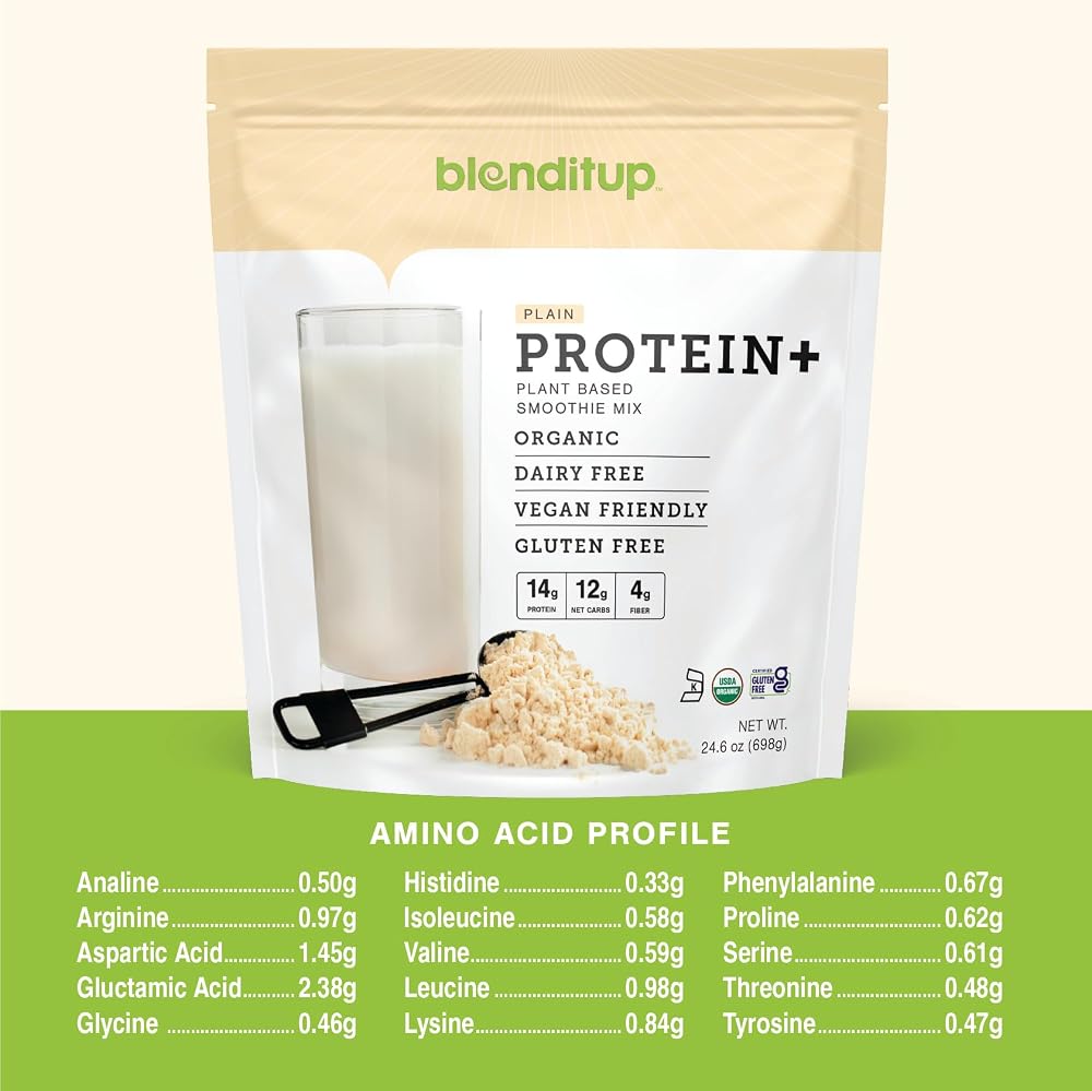 BlendItUp Protein + Smoothie Mix Organic Vegan - 24 oz - image 5
