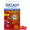 Zicam Cold Remedy Zinc Lozenges, Wild Cherry - 25 Count