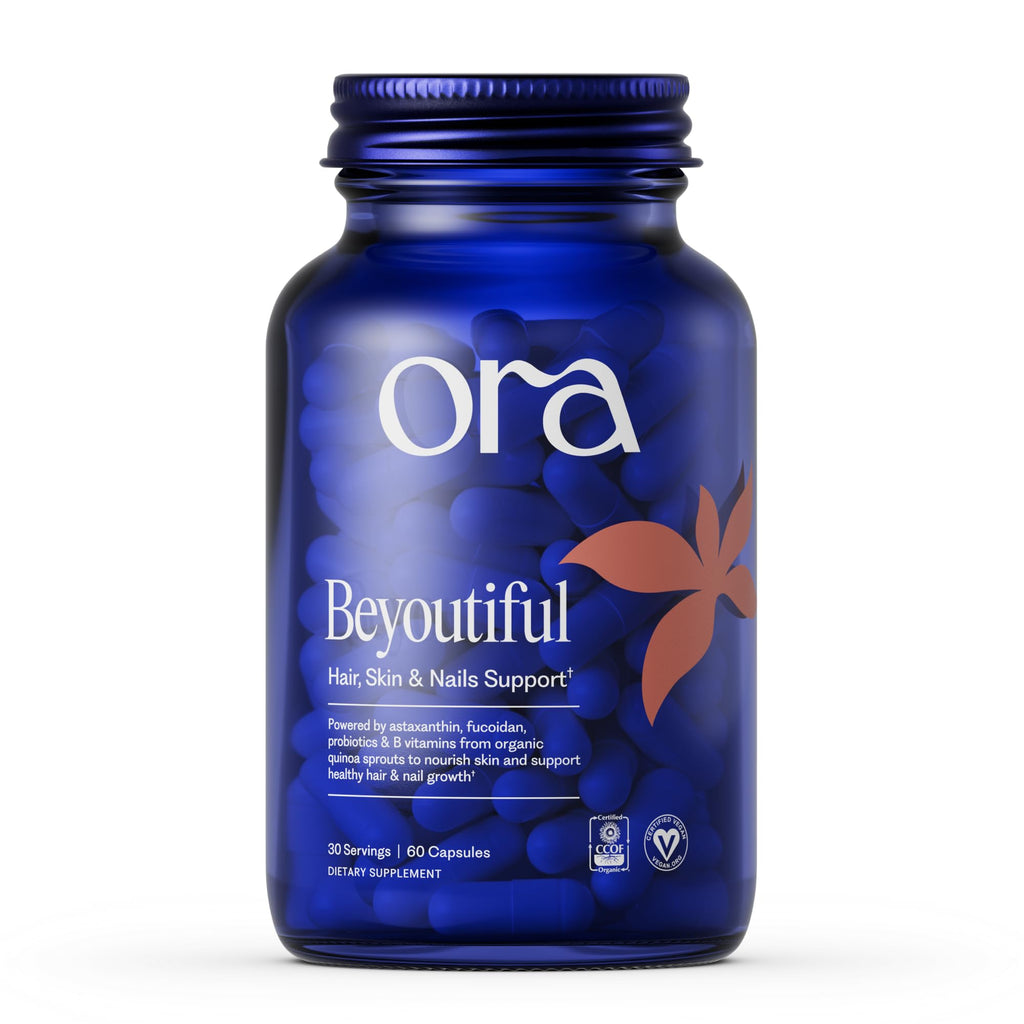 Ora Organic Beyoutiful Hair, Skin & Nails Support - 60 Vegan Capsules