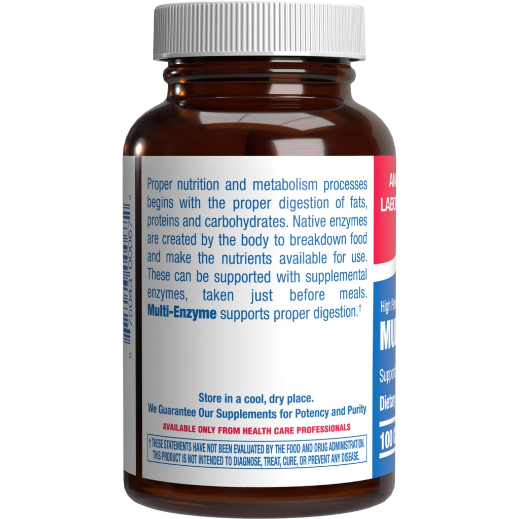 Anabolic Laboratories Multi Digestive Enzymes with Ox Bile - 100 Capsules - image 2