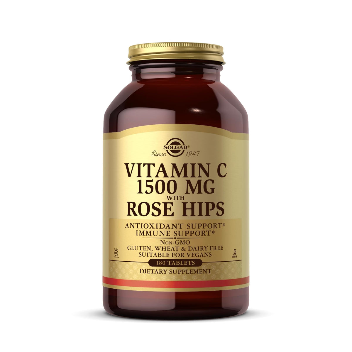 Solgar Vitamin C 1500 mg with Rose Hips - 180 Tablets