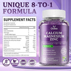 OALSE Calcium Magnesium Zinc Gummies