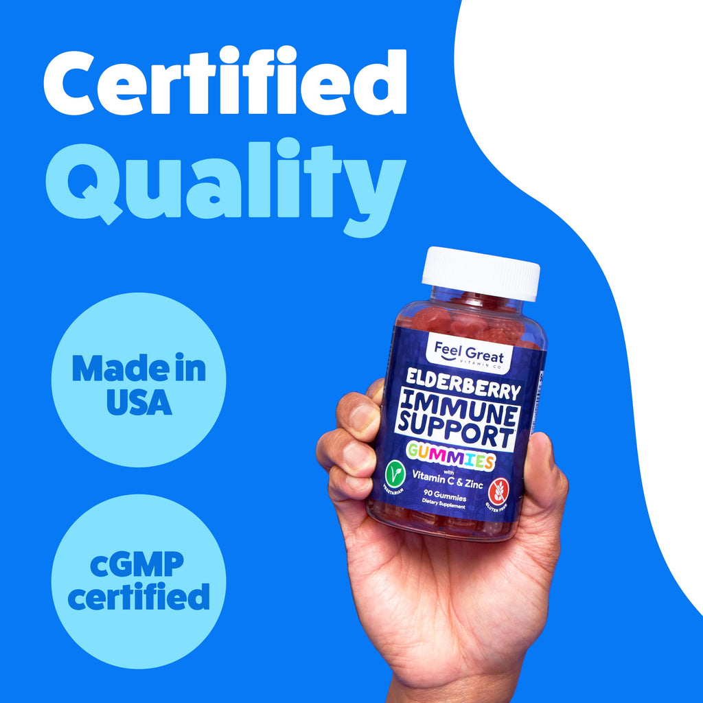 The Feel Great Vitamin Company Sambucus Elderberry Gummies with Zinc & Vitamin C - image 6
