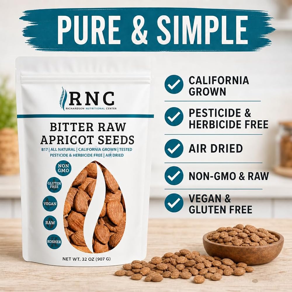 Richardson Nutritional Center Raw Bitter Apricot Seeds - 32 oz - image 2
