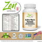 Zen Supplements Active Mens Multivitamin - 180 Tablets - image 2