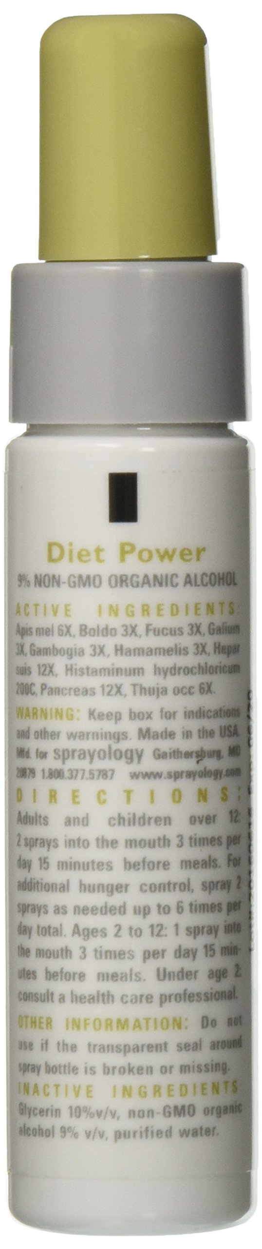 Sprayology Diet Power Spray Homeopathic Metabolism Support - 1.38 fl oz - image 2