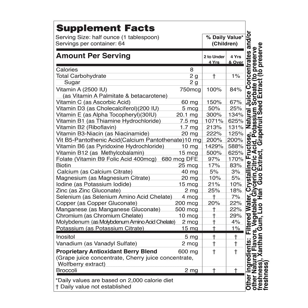 Life Solutions Wellness Children's Super Multivitamins Liquid - 32 Fl Oz - image 9