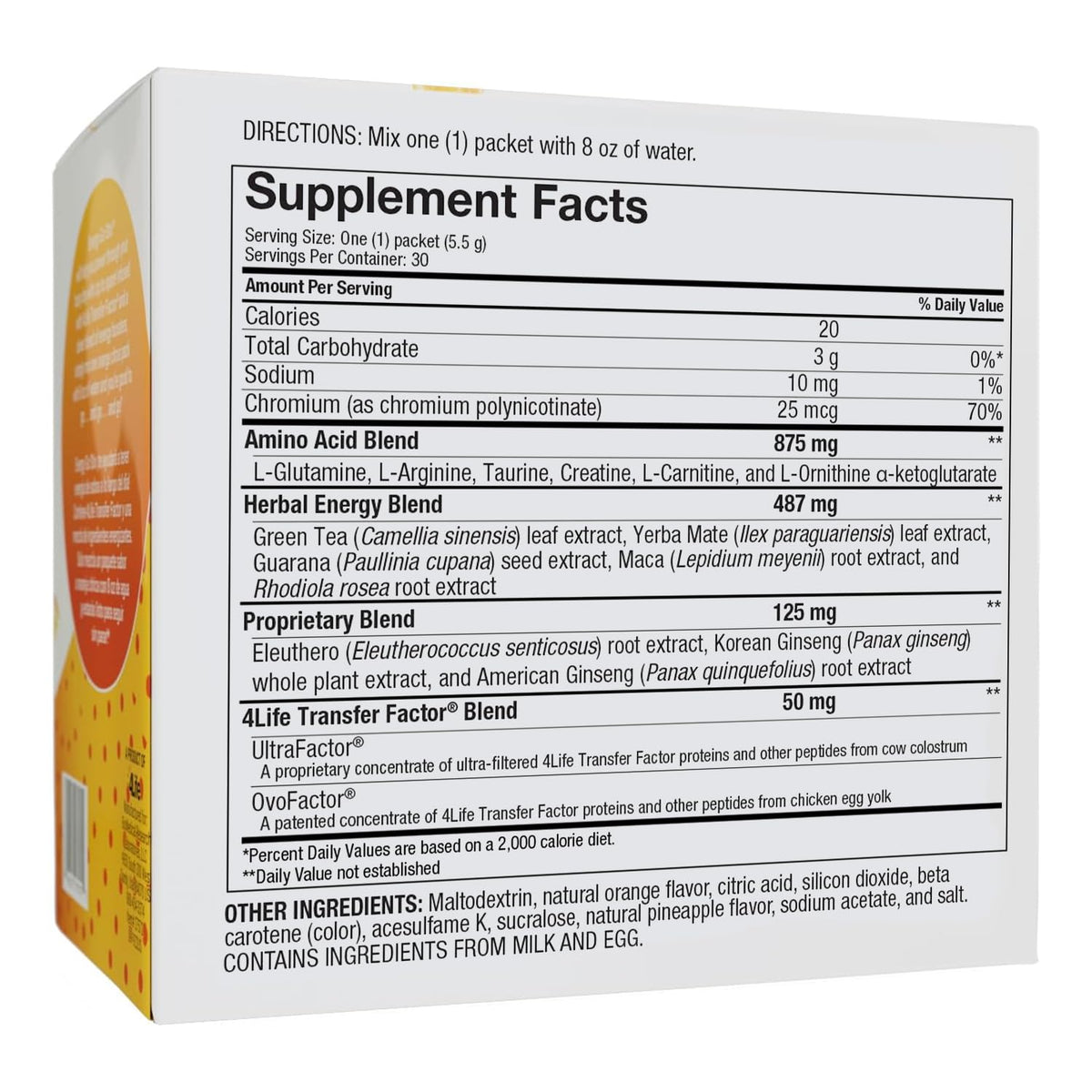 4Life Energy Go Stix Drink Mix with Amino Acids and Green Tea