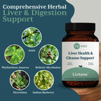R-U VED LivTone Liver Support Supplement with Amla & Andrographis - 60 Capsules - image 4