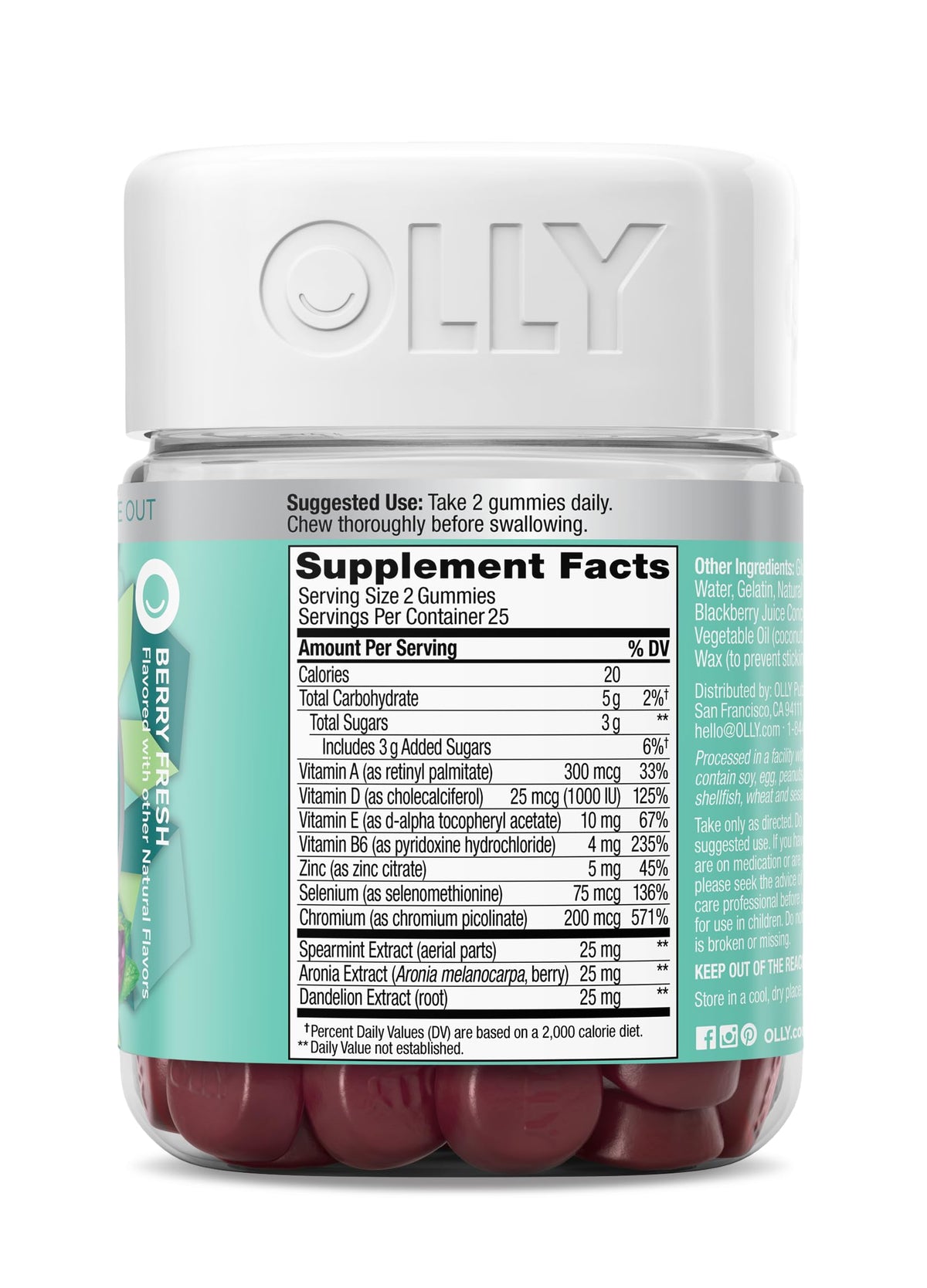 OLLY Flawless Complexion Healthy Skin Support Gummies - 50 Count - image 7