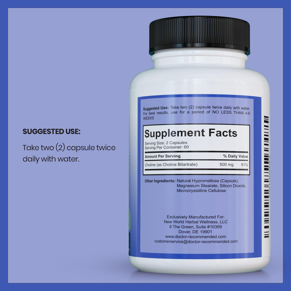 DOCTOR RECOMMENDED SUPPLEMENTS Premium Choline