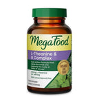 MegaFood L-Theanine 200mg & B Complex with Zinc - 60 Tablets