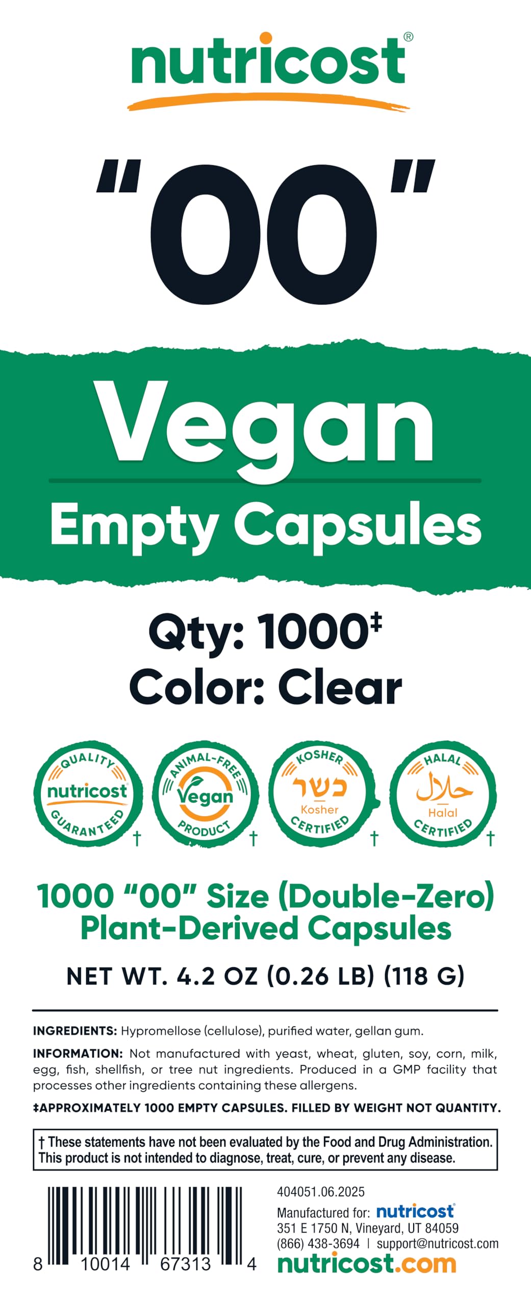 Nutricost NUTRITIONAL_SUPPLEMENT
