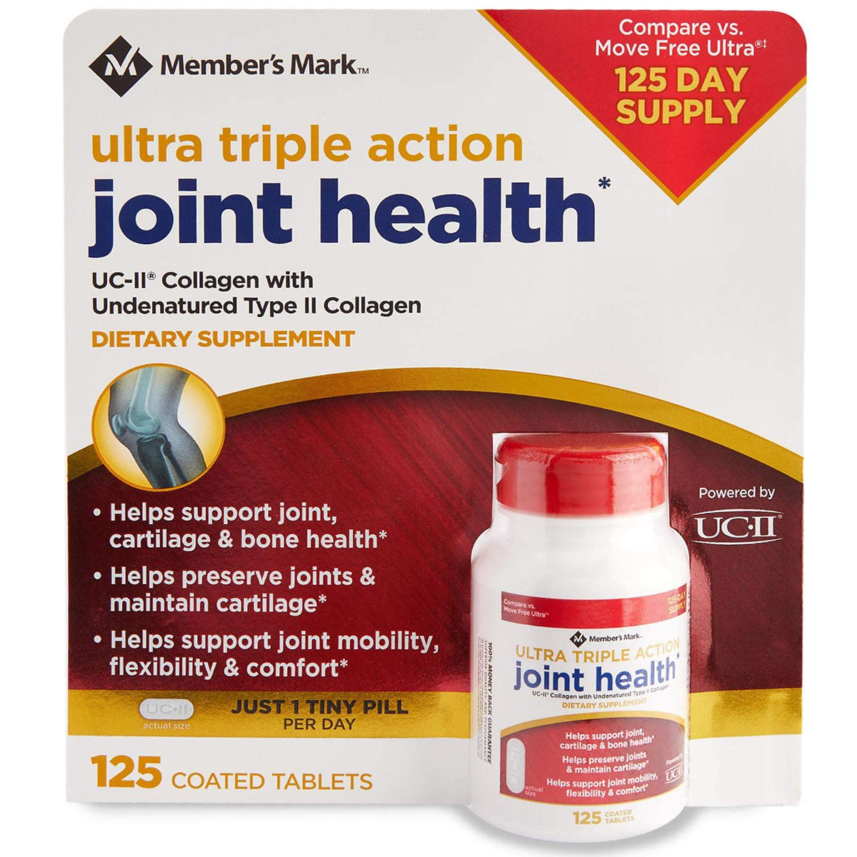 MEMBER´S MARK Member's Mark Ultra Triple Action Joint Health - 125 Tablets
