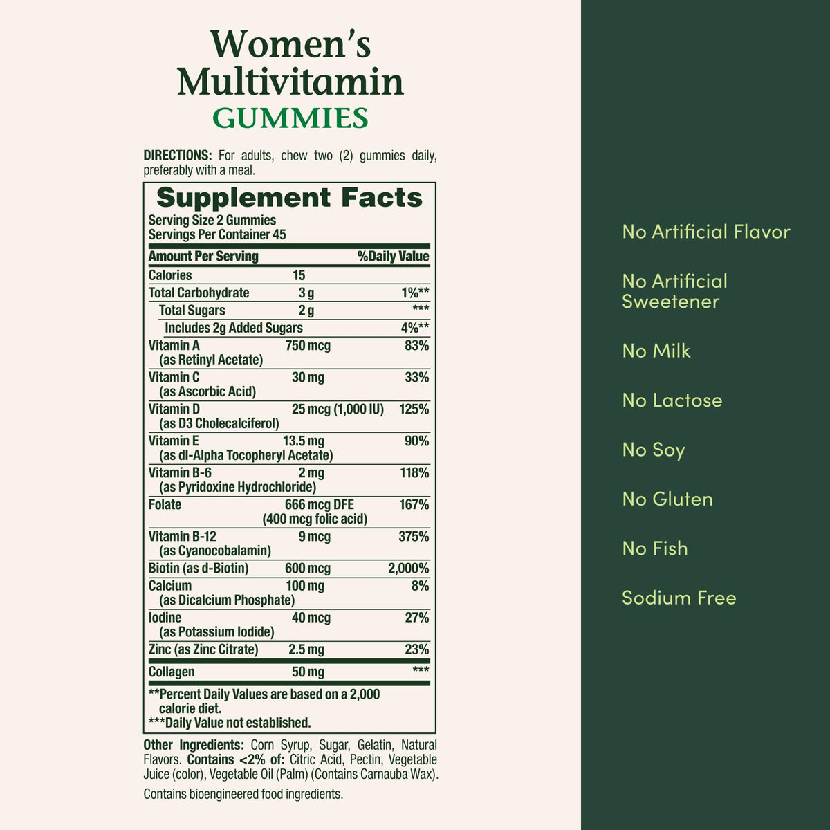 Nature's Bounty Women Multivitamin Gummies Mixed Berry - 90 Gummies - image 6