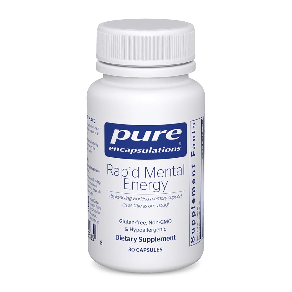 Pure Encapsulations Rapid Mental Energy - 30 Capsules