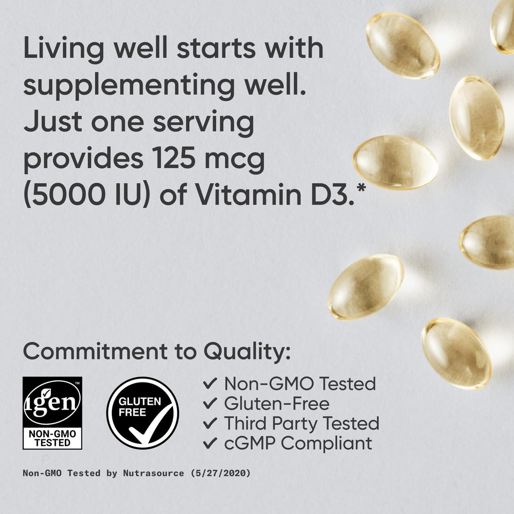 Sports Research® Vitamin D3 with Coconut MCT Oil