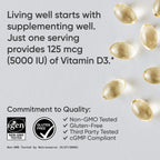 Sports Research® Vitamin D3 with Coconut MCT Oil