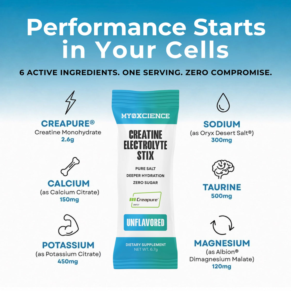 MYOXCIENCE Electrolyte STIX