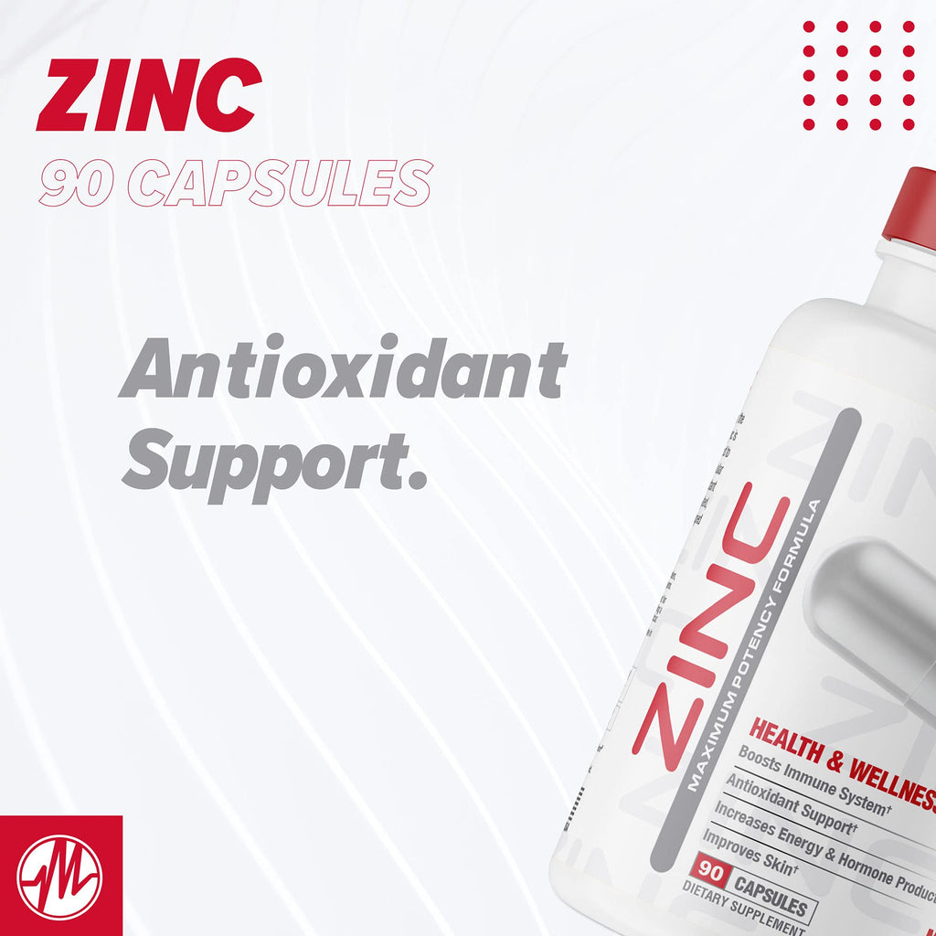 Metabolic Nutrition Zinc Supplement 75mg - 90 Capsules - image 6