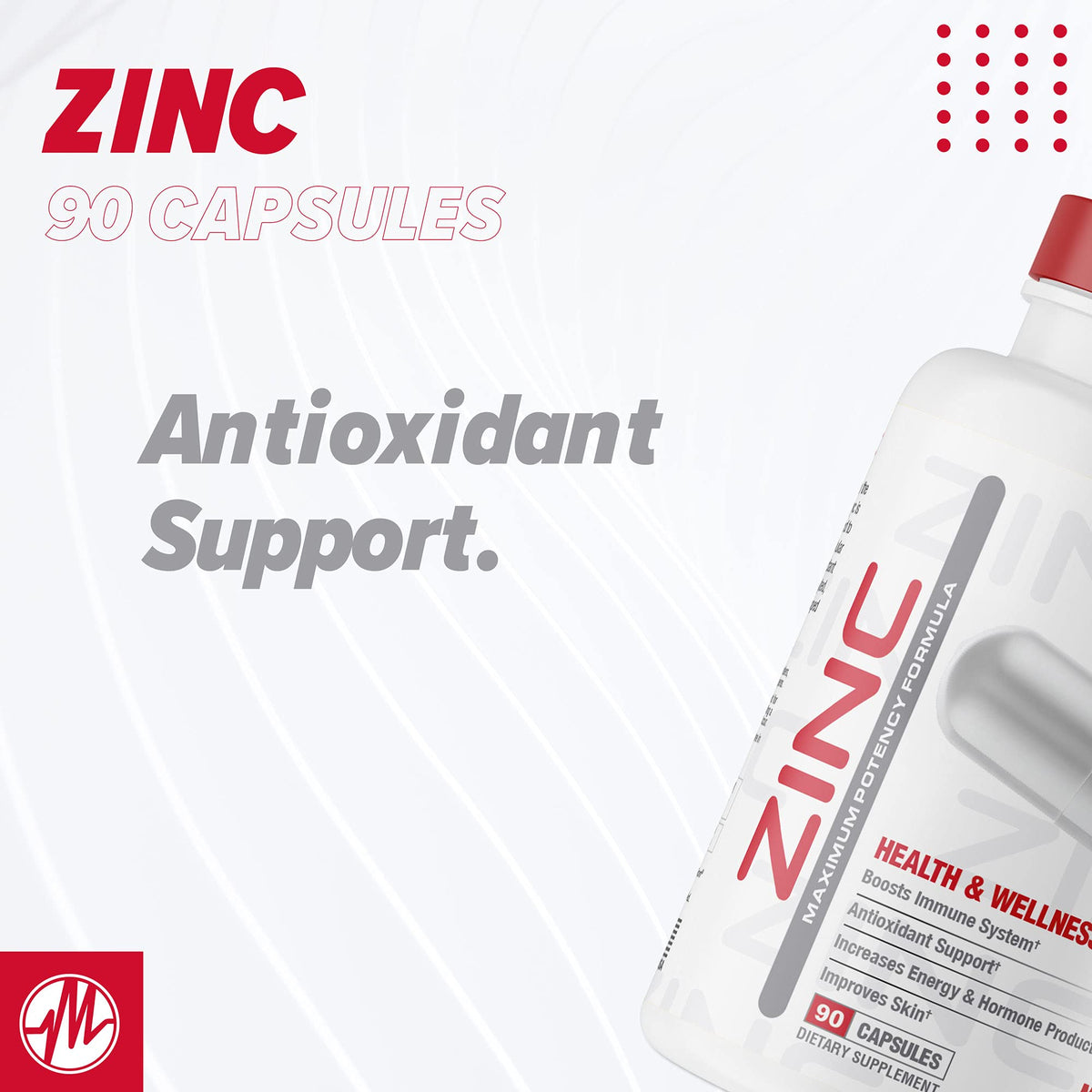 Metabolic Nutrition Zinc Supplement 75mg - 90 Capsules - image 6